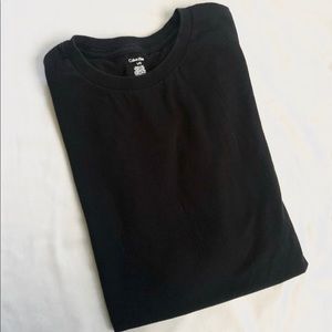 Men’s black Calvin Klein slim fit tee